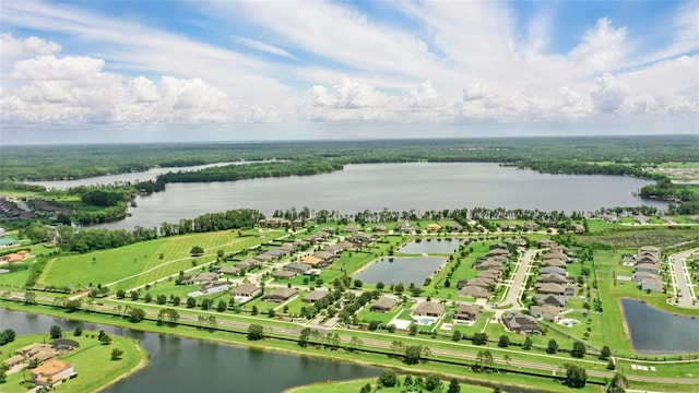 2118 Whiting Trl, Orlando, FL 32820 - aerial view of residential area featuring a nearby body of water