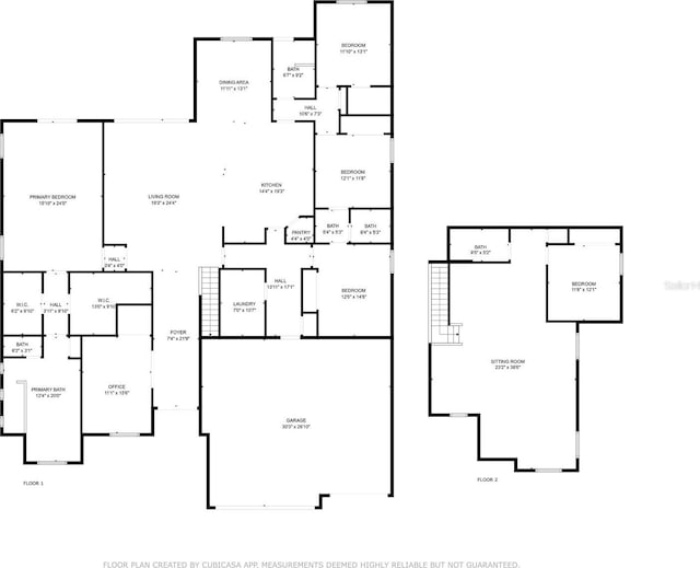 2118 Whiting Trl, Orlando, FL 32820 - view of floor plan / room layout