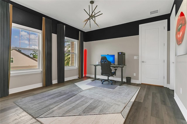 1938 Filly Trl, Oviedo, FL 32765 - office area featuring wood finished floors