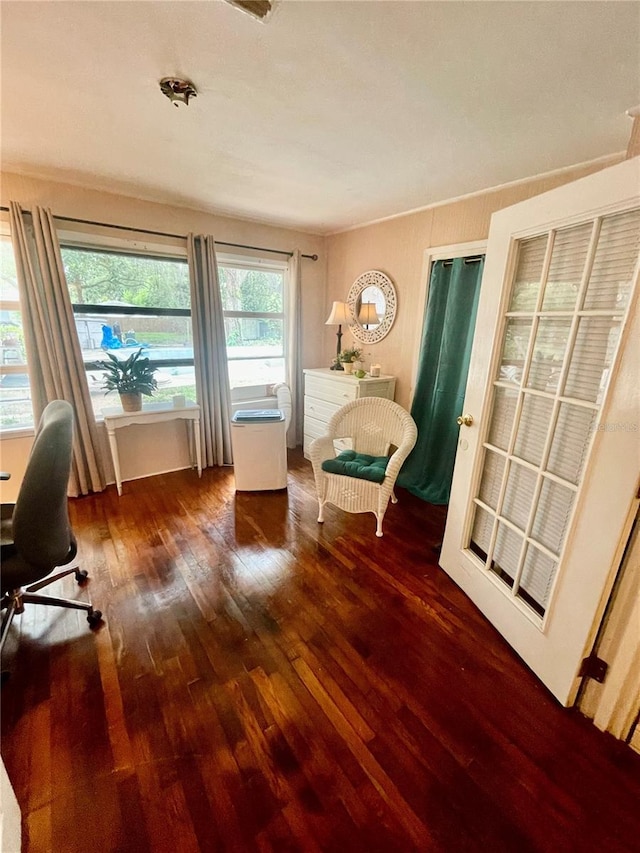 578 3rd St, Daytona Beach, FL 32117 - bedroom with wood-type flooring and a desk
