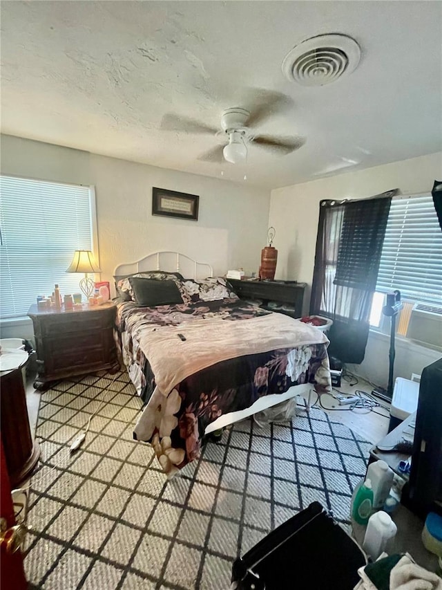 578 3rd St, Daytona Beach, FL 32117 - bedroom featuring ceiling fan and light carpet