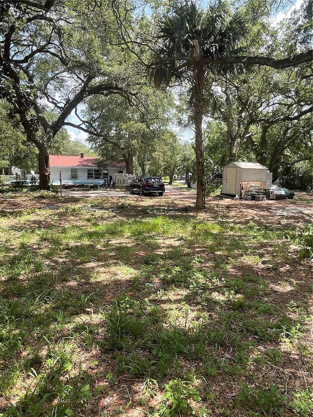 578 3rd St, Daytona Beach, FL 32117 - view of yard with a shed