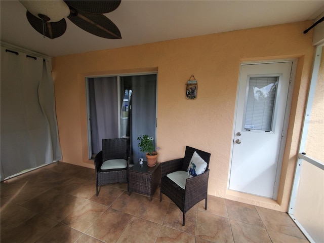 1835 Rival Ter, North Port, FL 34286 - view of patio / terrace featuring a ceiling fan