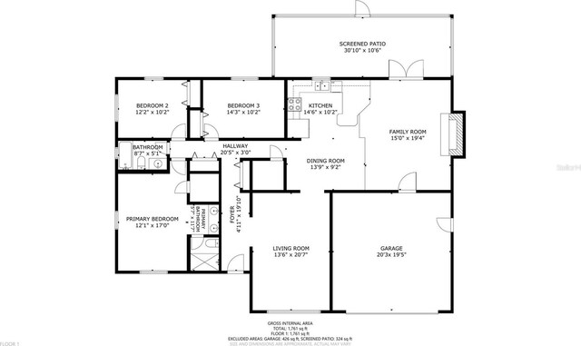 403 Broadview Ave, Altamonte Springs, FL 32701 - view of room layout