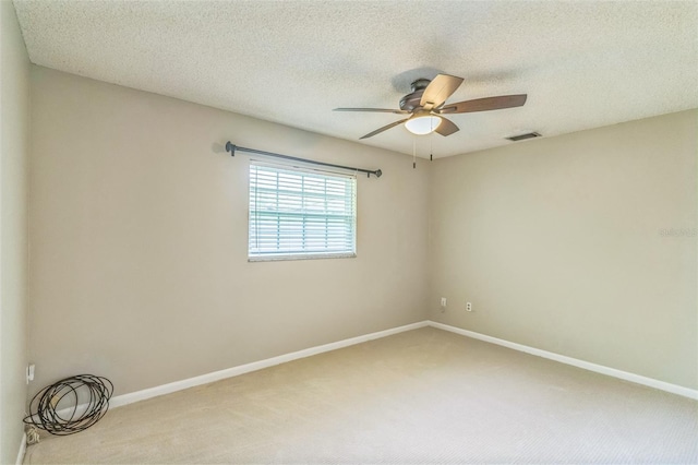 403 Broadview Ave, Altamonte Springs, FL 32701 - carpeted empty room with a ceiling fan and a textured ceiling