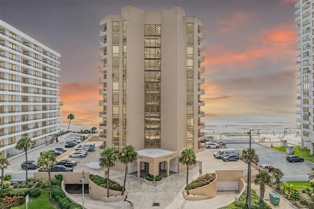 3023 S Atlantic Ave Unit 2050, Daytona Beach, FL 32118 - property at dusk featuring a water view