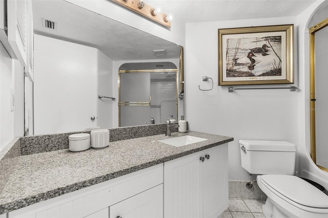 3023 S Atlantic Ave Unit 2050, Daytona Beach, FL 32118 - full bath with vanity, a shower, and marble finish floors
