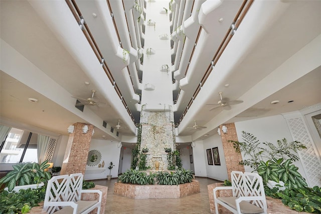 3023 S Atlantic Ave Unit 2050, Daytona Beach, FL 32118 - community lobby with a high ceiling