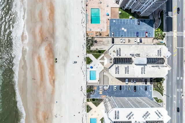 3023 S Atlantic Ave Unit 2050, Daytona Beach, FL 32118 - drone / aerial view of waterfront with a beach