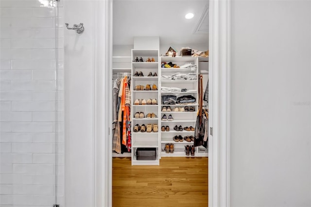 624 Richmond St, Orlando, FL 32806 - walk in closet with wood finished floors