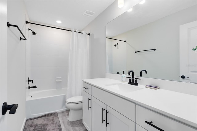 5677 Cedar Chase Dr, Saint Cloud, FL 34771 - full bathroom with vanity and shower / tub combo
