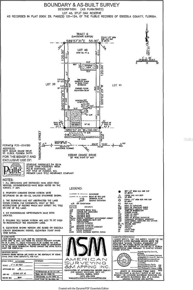 5677 Cedar Chase Dr, Saint Cloud, FL 34771 - view of a document