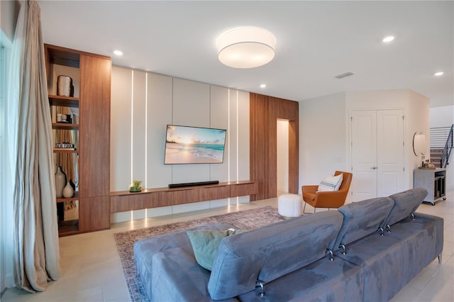 14189 Larkspur Lake Dr, Winter Garden, FL 34787 - living area with recessed lighting and light tile patterned floors