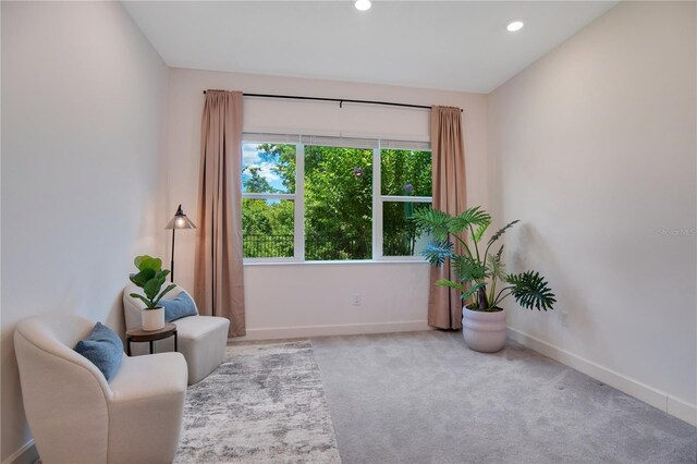 14189 Larkspur Lake Dr, Winter Garden, FL 34787 - living area featuring carpet flooring and recessed lighting