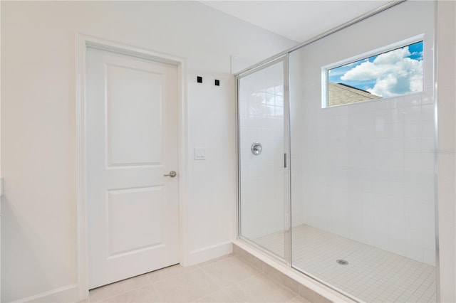 14189 Larkspur Lake Dr, Winter Garden, FL 34787 - full bath with a shower stall and tile patterned flooring
