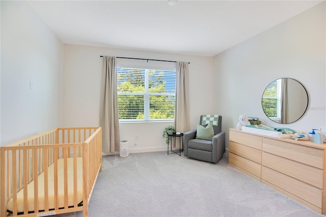 14189 Larkspur Lake Dr, Winter Garden, FL 34787 - bedroom with light colored carpet and a crib