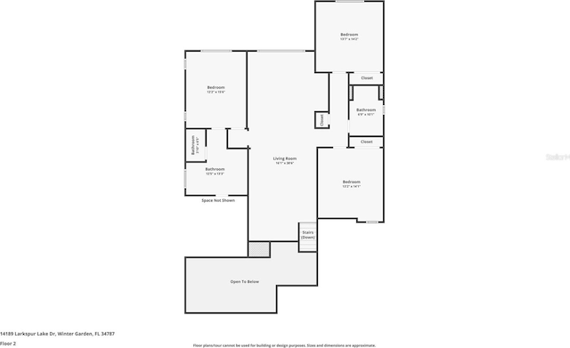 14189 Larkspur Lake Dr, Winter Garden, FL 34787 - view of room layout