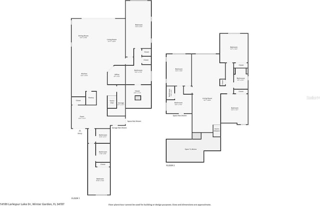 14189 Larkspur Lake Dr, Winter Garden, FL 34787 - view of room layout