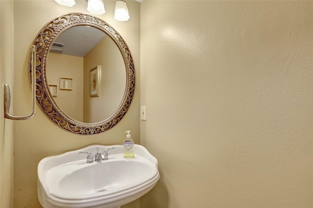 bathroom with a sink