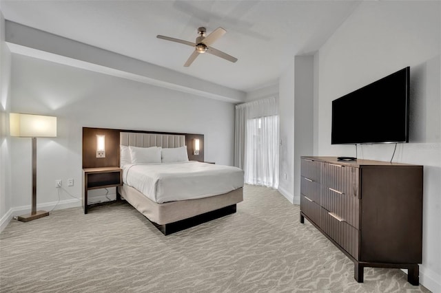 14501 Grove Resort Ave Unit 3239, Winter Garden, FL 34787 - bedroom with light carpet and ceiling fan
