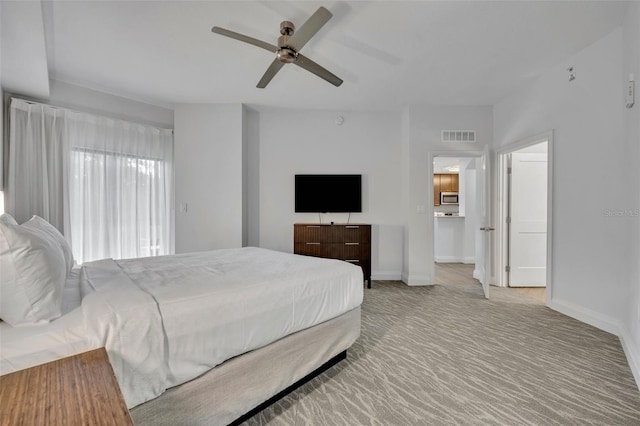 14501 Grove Resort Ave Unit 3239, Winter Garden, FL 34787 - bedroom featuring light colored carpet and ceiling fan