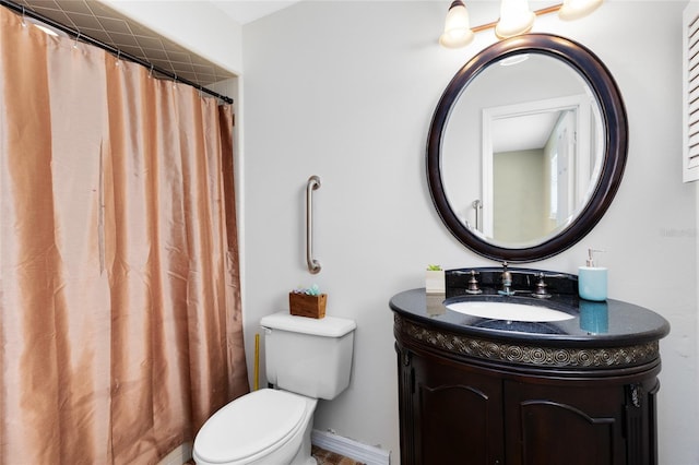 1736 Saxon Blvd, Deltona, FL 32725 - bathroom featuring vanity and a shower with curtain