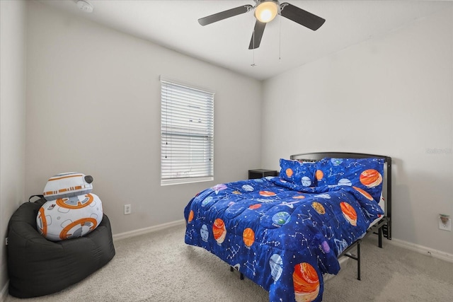 3537 Seneca Club Loop Unit B, Orlando, FL 32808 - bedroom with carpet flooring, baseboards, and a ceiling fan