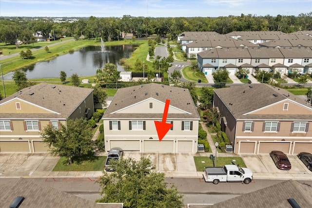 3537 Seneca Club Loop Unit B, Orlando, FL 32808 - aerial view of residential area featuring a nearby body of water
