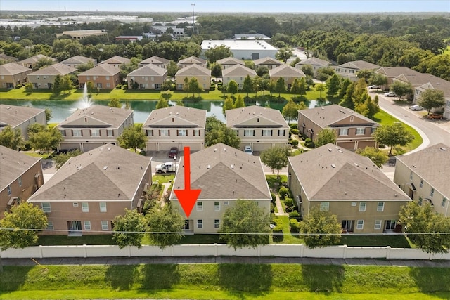 3537 Seneca Club Loop Unit B, Orlando, FL 32808 - aerial view of residential area with a nearby body of water