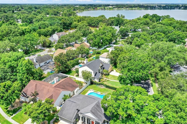 991 Hawthorne Cove Ct, Ocoee, FL 34761 - aerial view of residential area with a large body of water