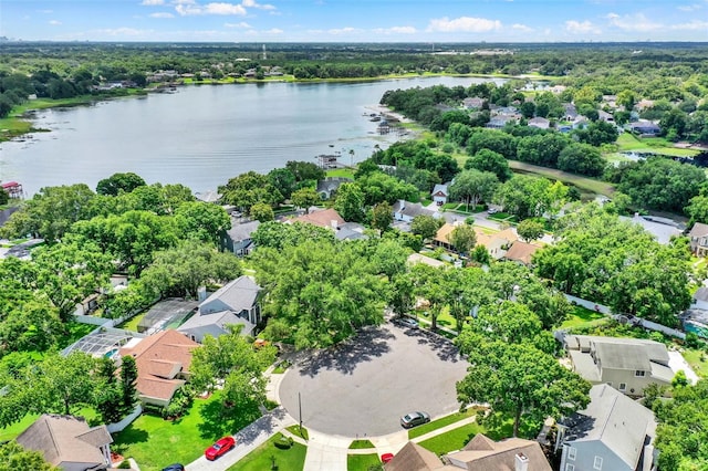 991 Hawthorne Cove Ct, Ocoee, FL 34761 - aerial perspective of suburban area with a nearby body of water