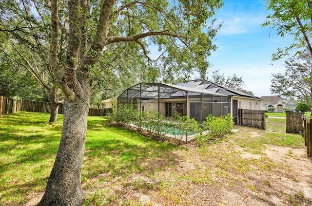 3954 Old Dunn Rd, Apopka, FL 32712 - view of yard with glass enclosure
