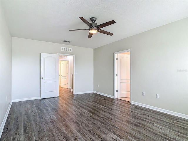3975 Silverstream Ter, Sanford, FL 32771 - spare room with a ceiling fan and dark wood-type flooring