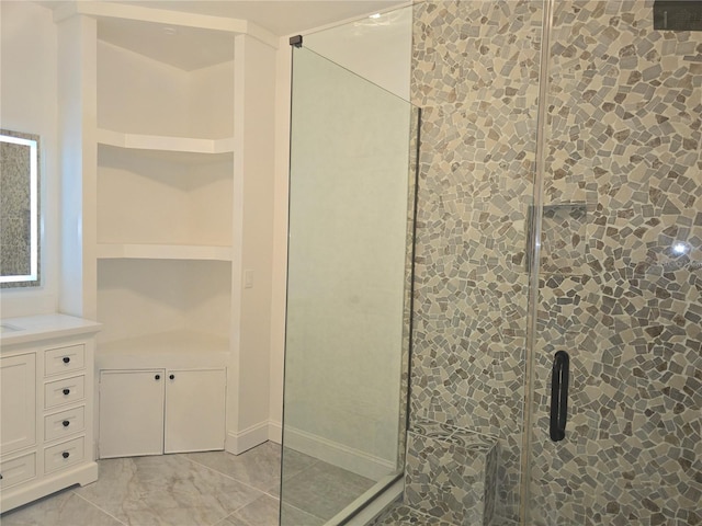 3030 Clubview Dr Unit Ge, Orlando, FL 32822 - bathroom featuring a stall shower and vanity
