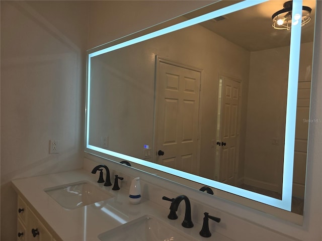3030 Clubview Dr Unit Ge, Orlando, FL 32822 - bathroom with double vanity