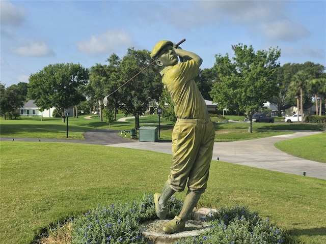 3030 Clubview Dr Unit Ge, Orlando, FL 32822 - view of property's community featuring a lawn
