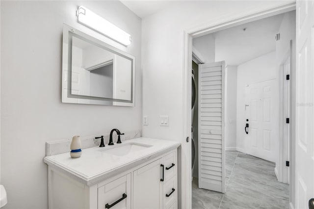 3030 Clubview Dr Unit Ge, Orlando, FL 32822 - bathroom with vanity and marble look tile flooring