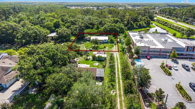 2915 Dean Ridge Rd, Orlando, FL 32825 - view of property location with a forest and property parcel outlined