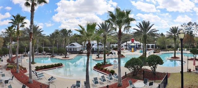 3281 Chestnut Ridge Way, Orange Park, FL 32065 - community pool featuring a patio area