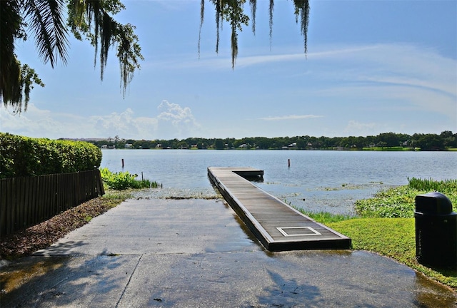 1653 Cheyenne Trl, Maitland, FL 32751 - dock area with a boat ramp and a water view