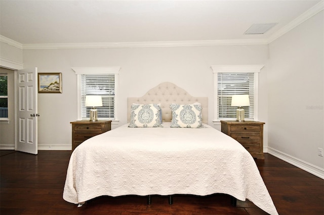 1653 Cheyenne Trl, Maitland, FL 32751 - bedroom featuring dark wood-type flooring and crown molding