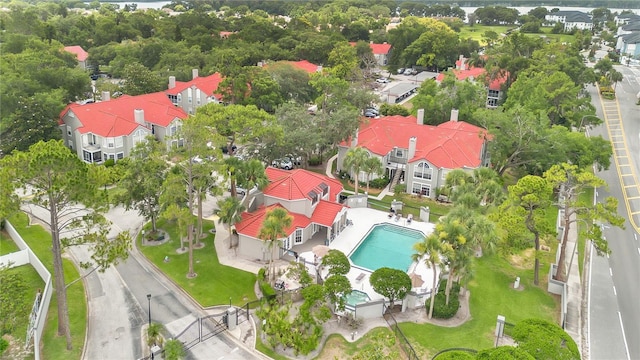 900 Northern Dancer Way Unit 204, Casselberry, FL 32707 - aerial perspective of suburban area with a pool