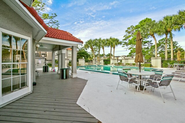 900 Northern Dancer Way Unit 204, Casselberry, FL 32707 - community pool featuring a deck and a patio