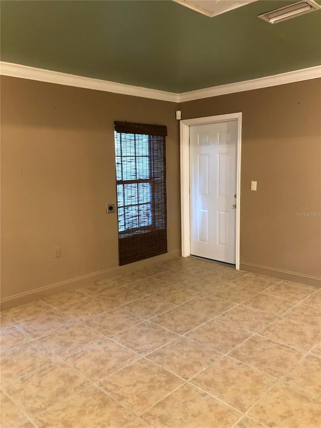 1910 NW 13th Pl, Ocala, FL 34475 - foyer entrance with ornamental molding and light tile patterned flooring