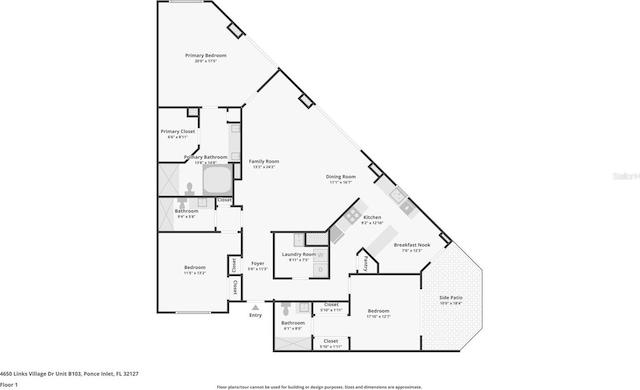 4650 Links Village Dr Unit B103, Ponce Inlet, FL 32127 - view of home floor plan