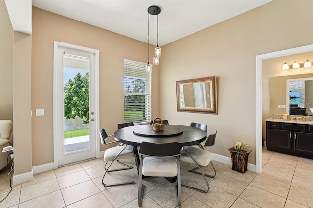 9207 Busaco Park Way, Winter Garden, FL 34787 - dining room with baseboards and light tile patterned floors