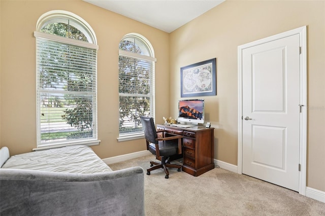 9207 Busaco Park Way, Winter Garden, FL 34787 - home office with plenty of natural light and carpet flooring