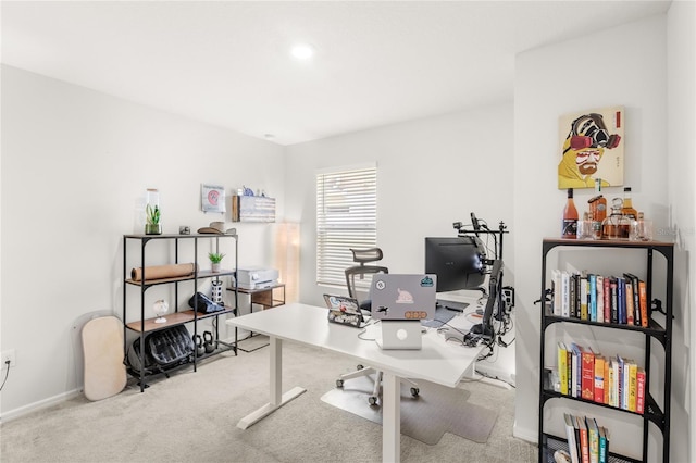 7603 Taormina Way, Clermont, FL 34714 - home office featuring carpet and baseboards