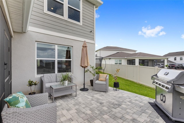 7603 Taormina Way, Clermont, FL 34714 - view of patio / terrace with area for grilling and an outdoor hangout area