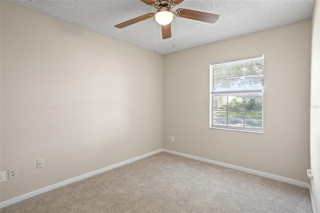 110 Rabun Ct, Sanford, FL 32773 - carpeted spare room with a textured ceiling and ceiling fan